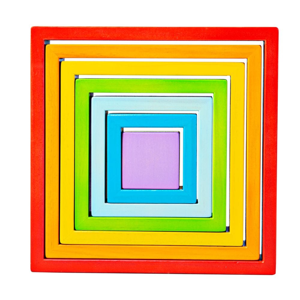 Big Jigs Toys Toys Wooden Stacking Squares