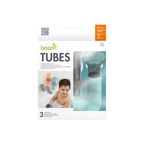 Boon Bath Toys Tubes Bath Toy - Coral/Multi