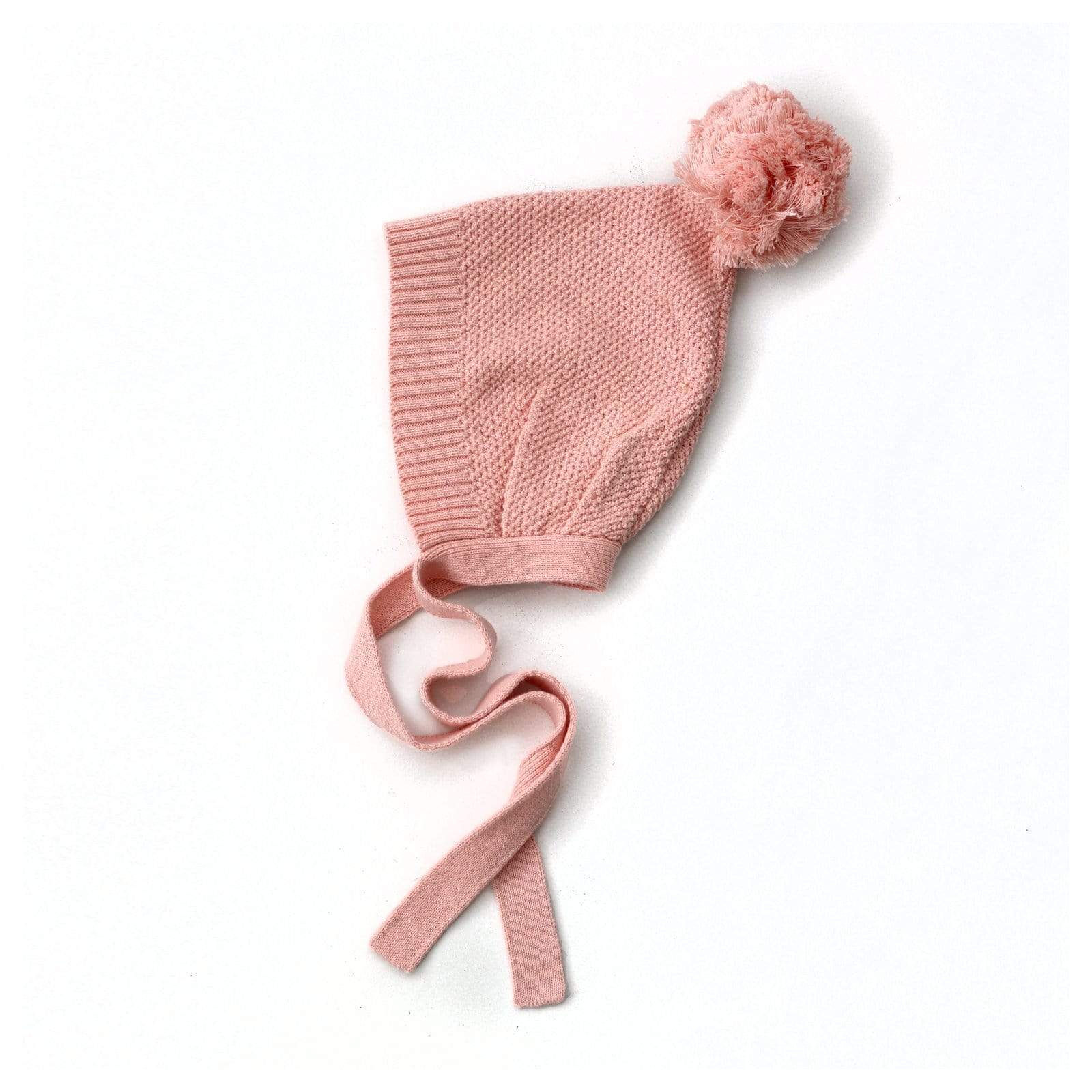 Burrow & Be Accessories Hats Pink / 0-3M Knit Bonnet