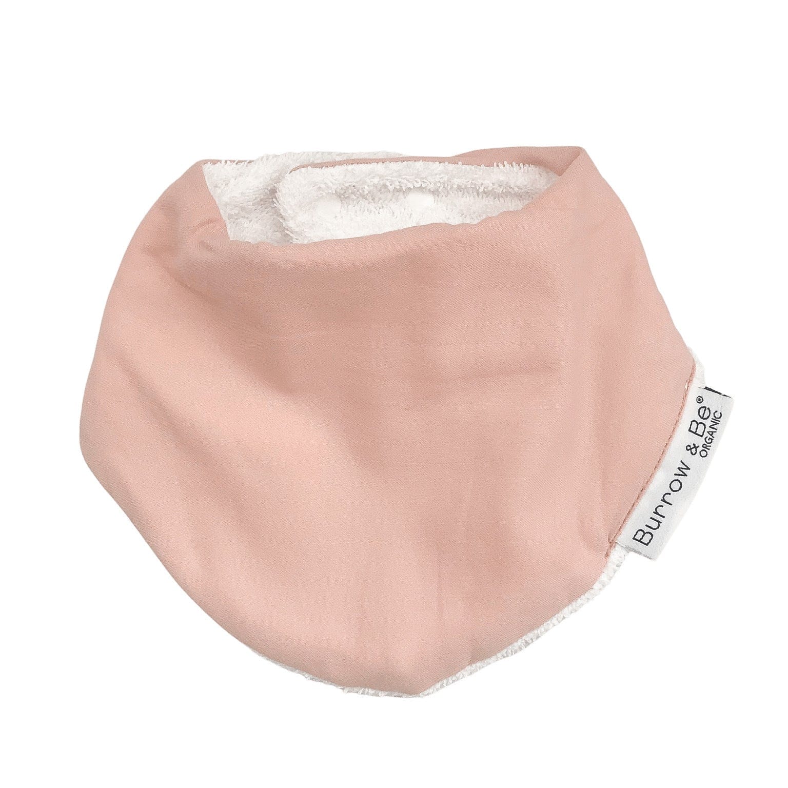 Burrow & Be Accessory Bib Dusty Rose Dribble Bib