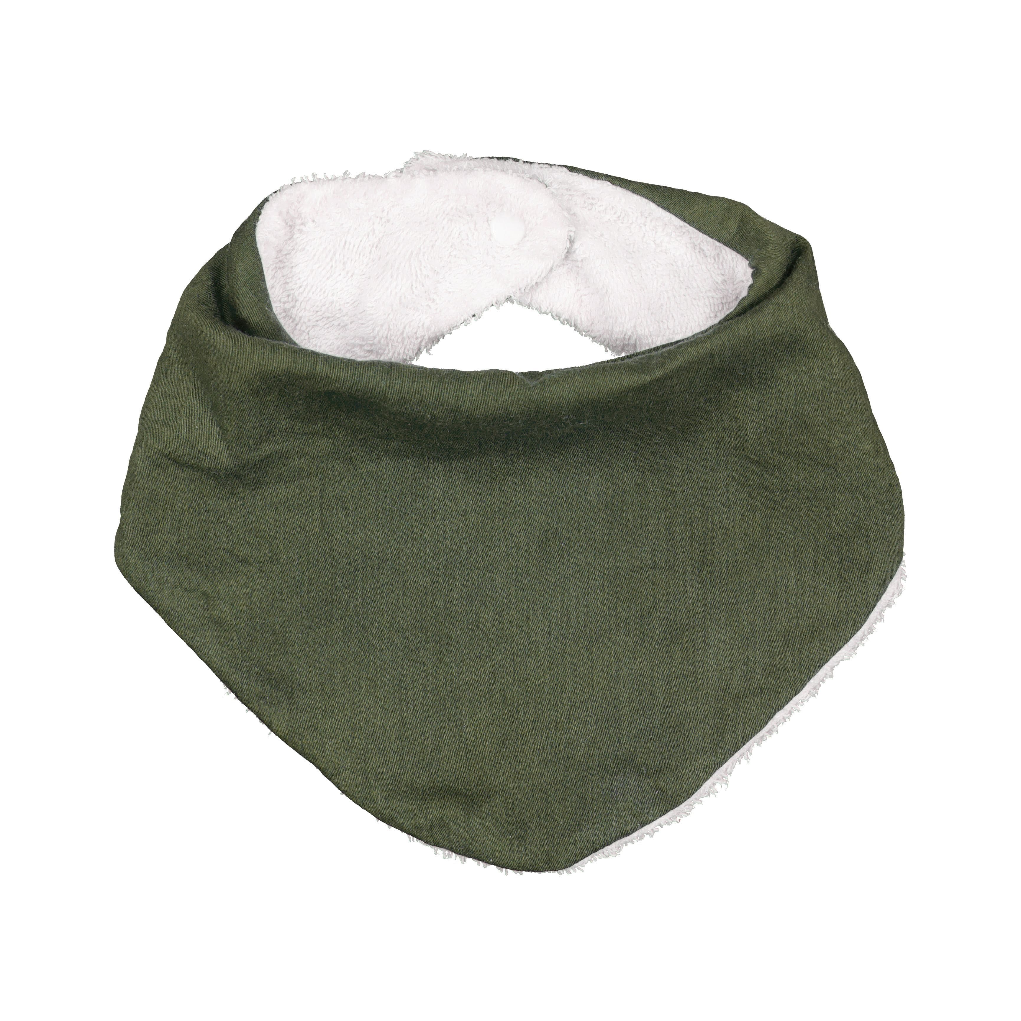 Burrow & Be Accessory Bib Olive Dribble Bib