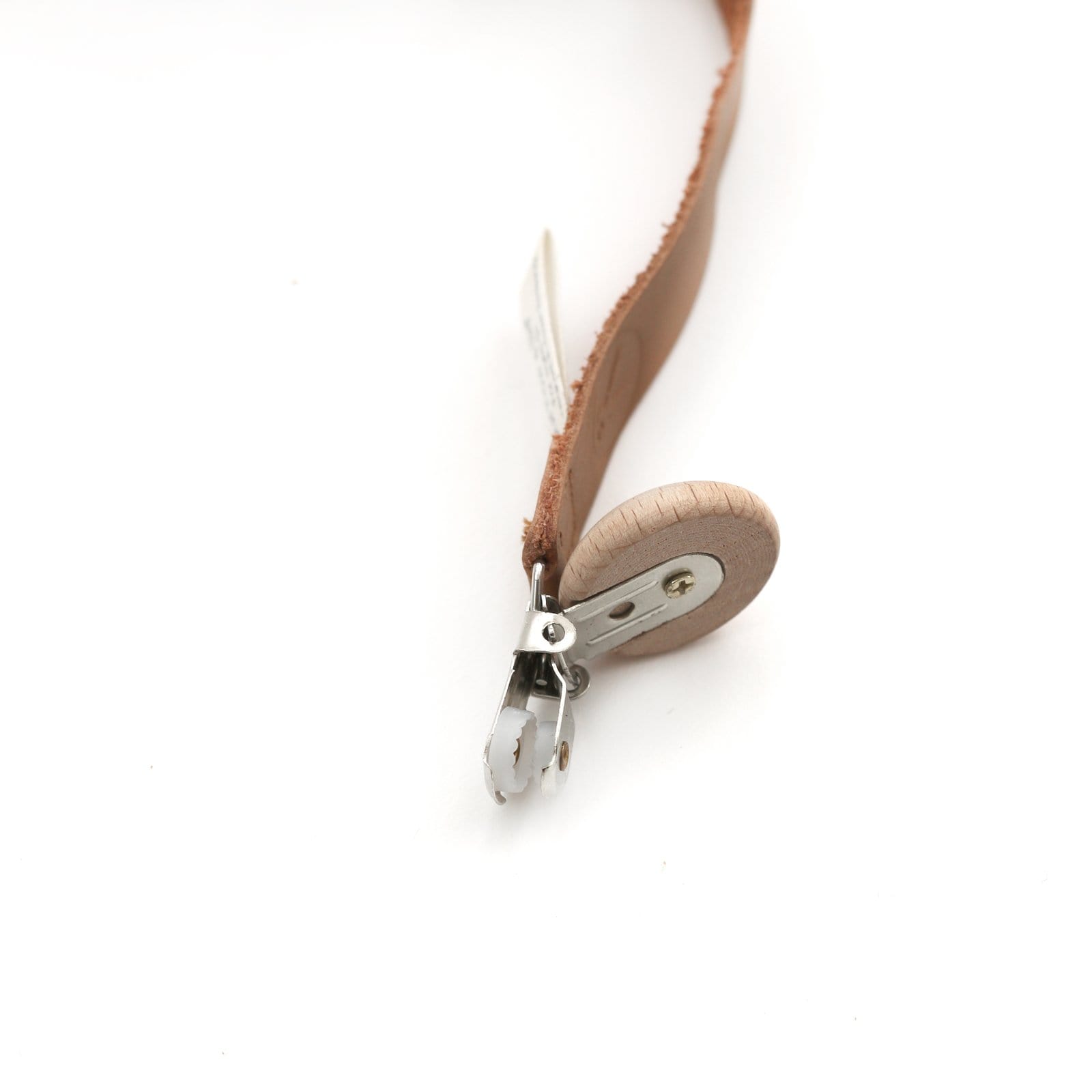 Burrow & Be Baby Accessory Leather Pacifier Clips