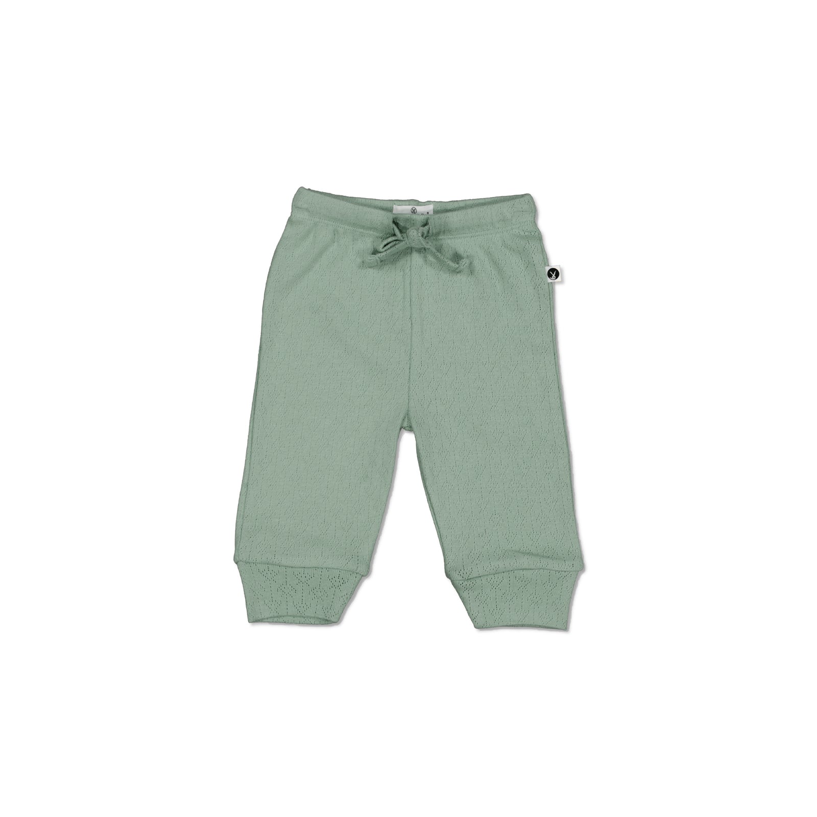 Burrow & Be Baby Boys Pant Pointelle Baby Pants - Riverstone