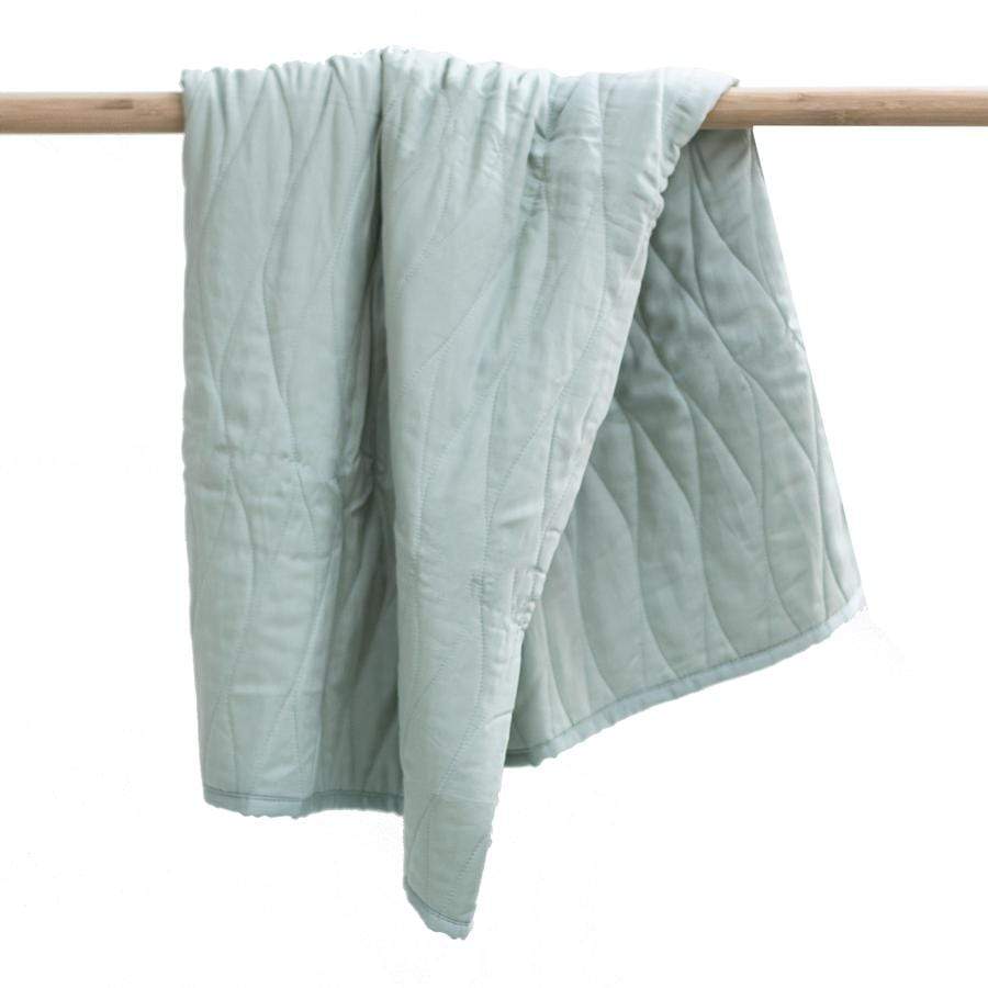 Burrow & Be Linen Blankets Mist Burrow & Be Cot Quilt/Floor Mat