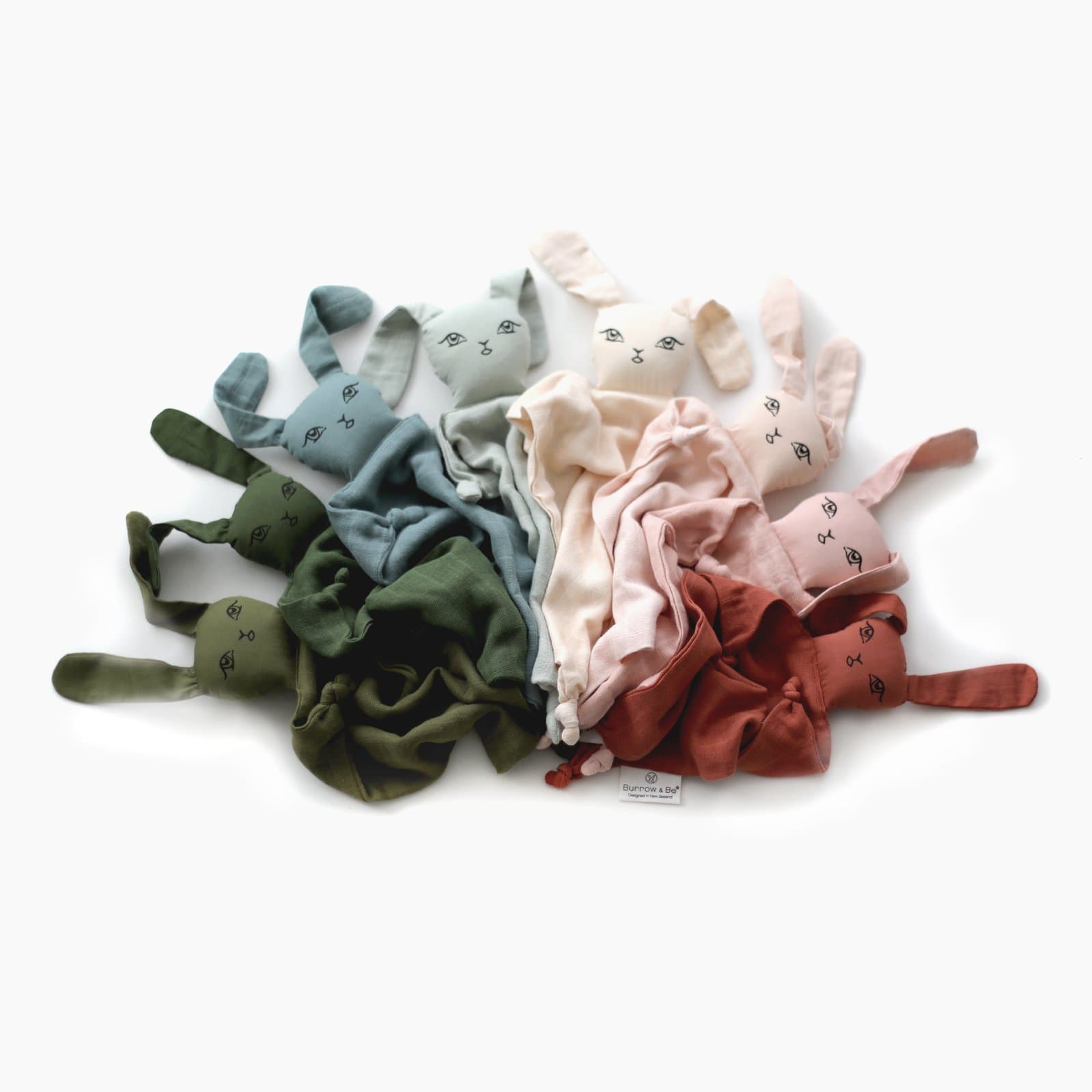 Muslin Bunny Comforter ( New Colours) - Parnell Baby Boutique