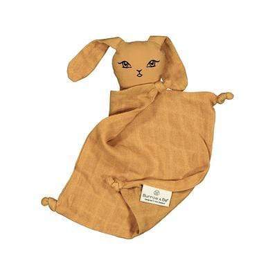 Burrow & Be Toys Comforter Mustard Muslin Bunny Comforter ( New Colours)