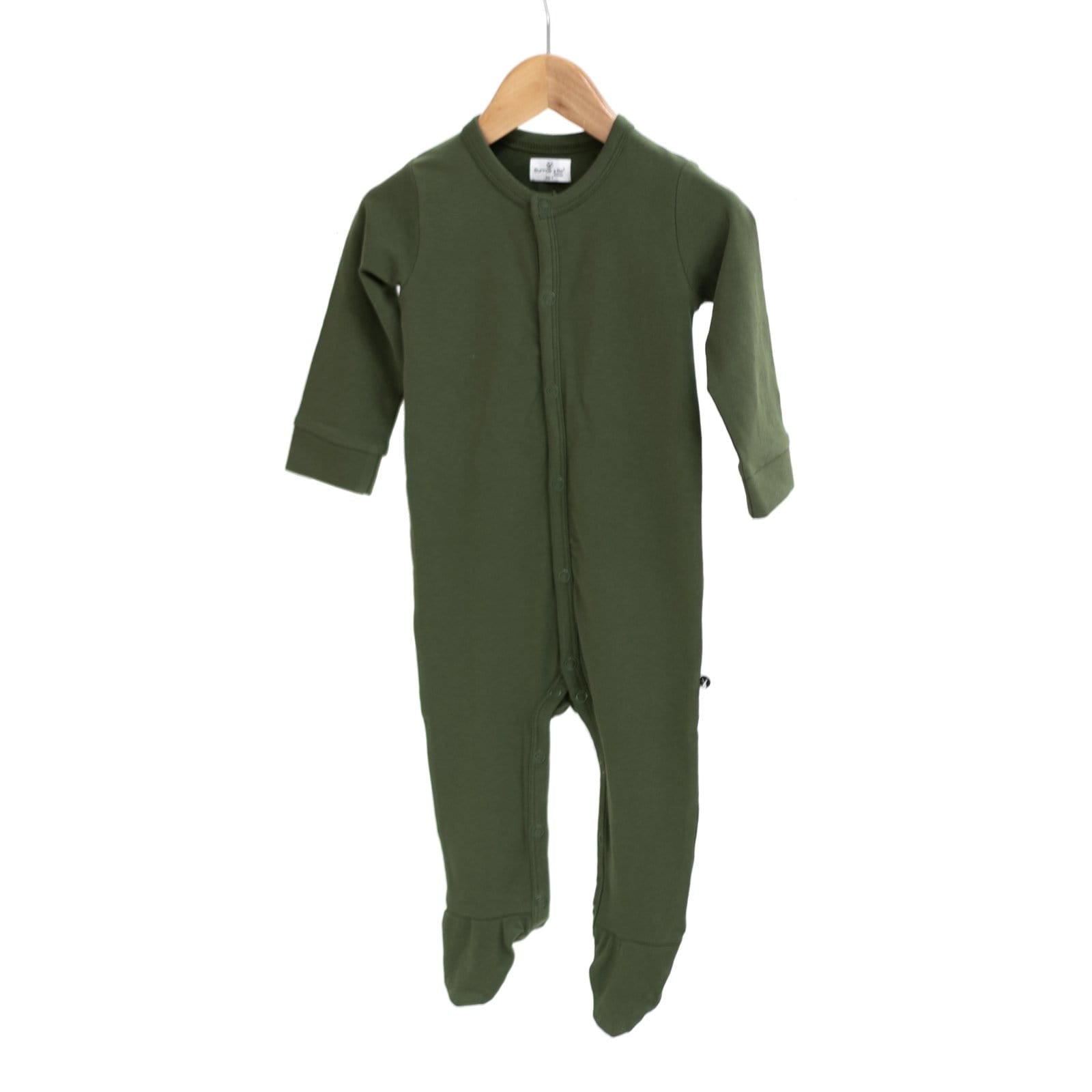 Burrow & Be Unisex Outfit Pine / NB Organic Essentials Sleep Suit