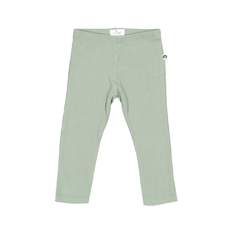 Burrow & Be Unisex Pants Essential Rib Legs in Sage