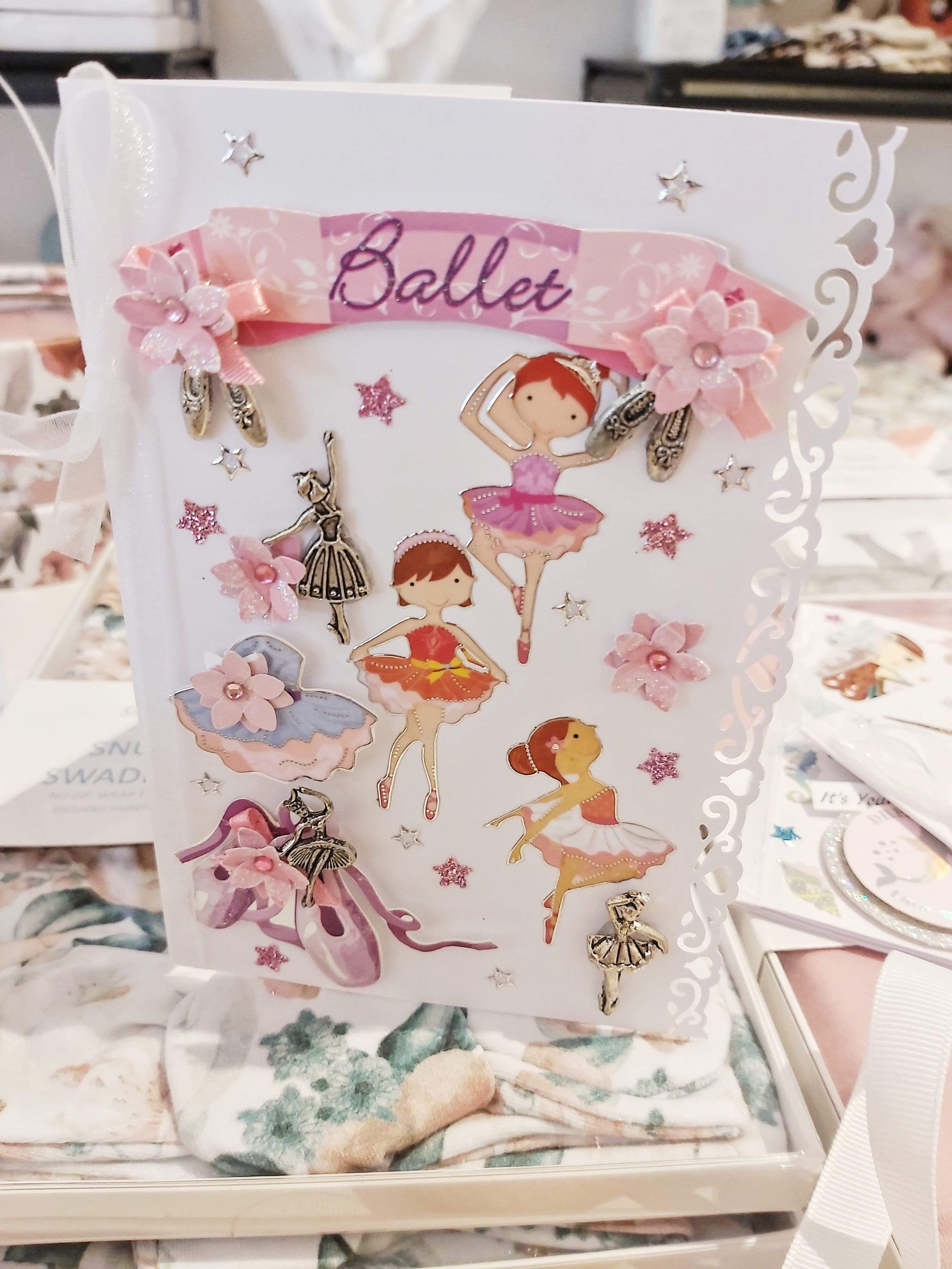 Cards by Trish Childrens Gifts Ballet Handmade Gift Card