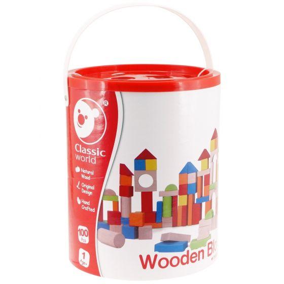 100Pc Wooden Blocks - Barrel - Parnell Baby Boutique