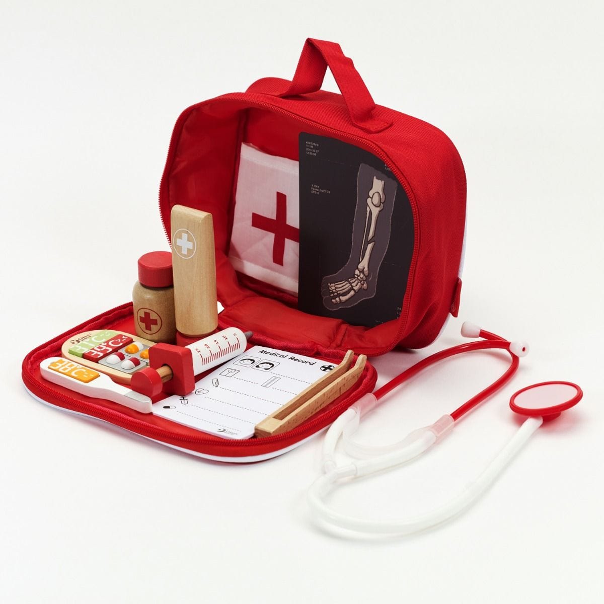 Classic World Toys Doctor Case - Red