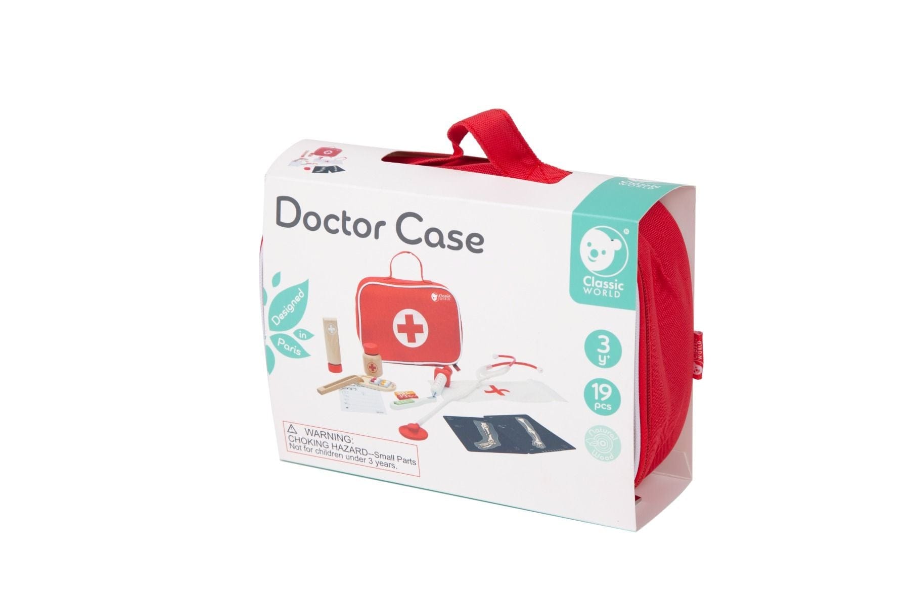 Classic World Toys Doctor Case - Red