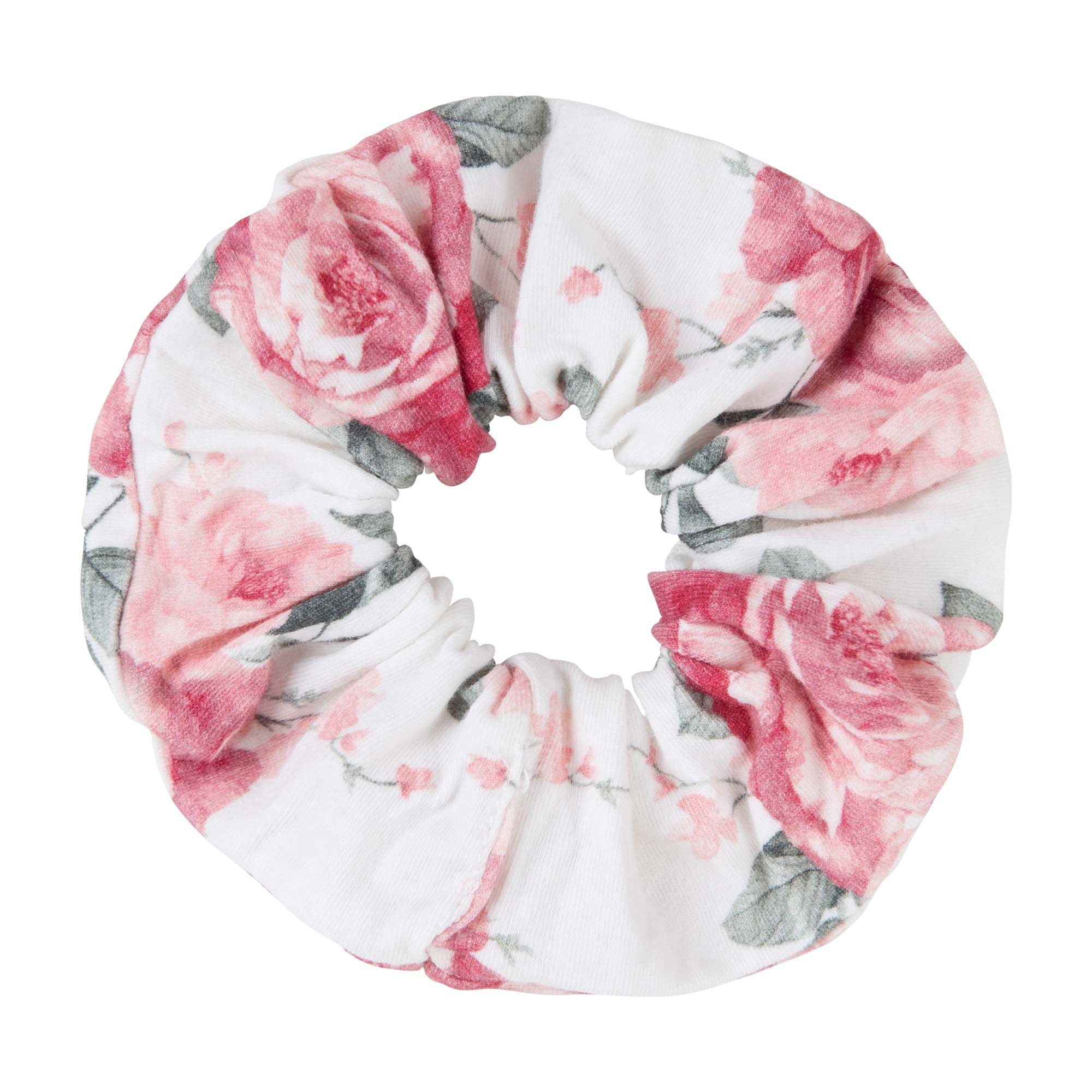 Designer Kidz Accessory Hair Belle Floral Scrunchie - Tea Rose