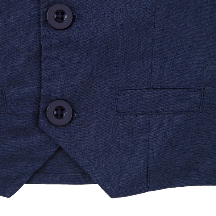 Designer Kidz Boys Jacket Toby Linen Vest