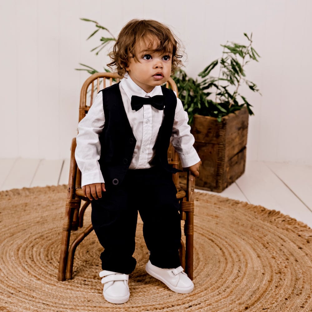 Designer Kidz Boys Tops Finley Linen Pants