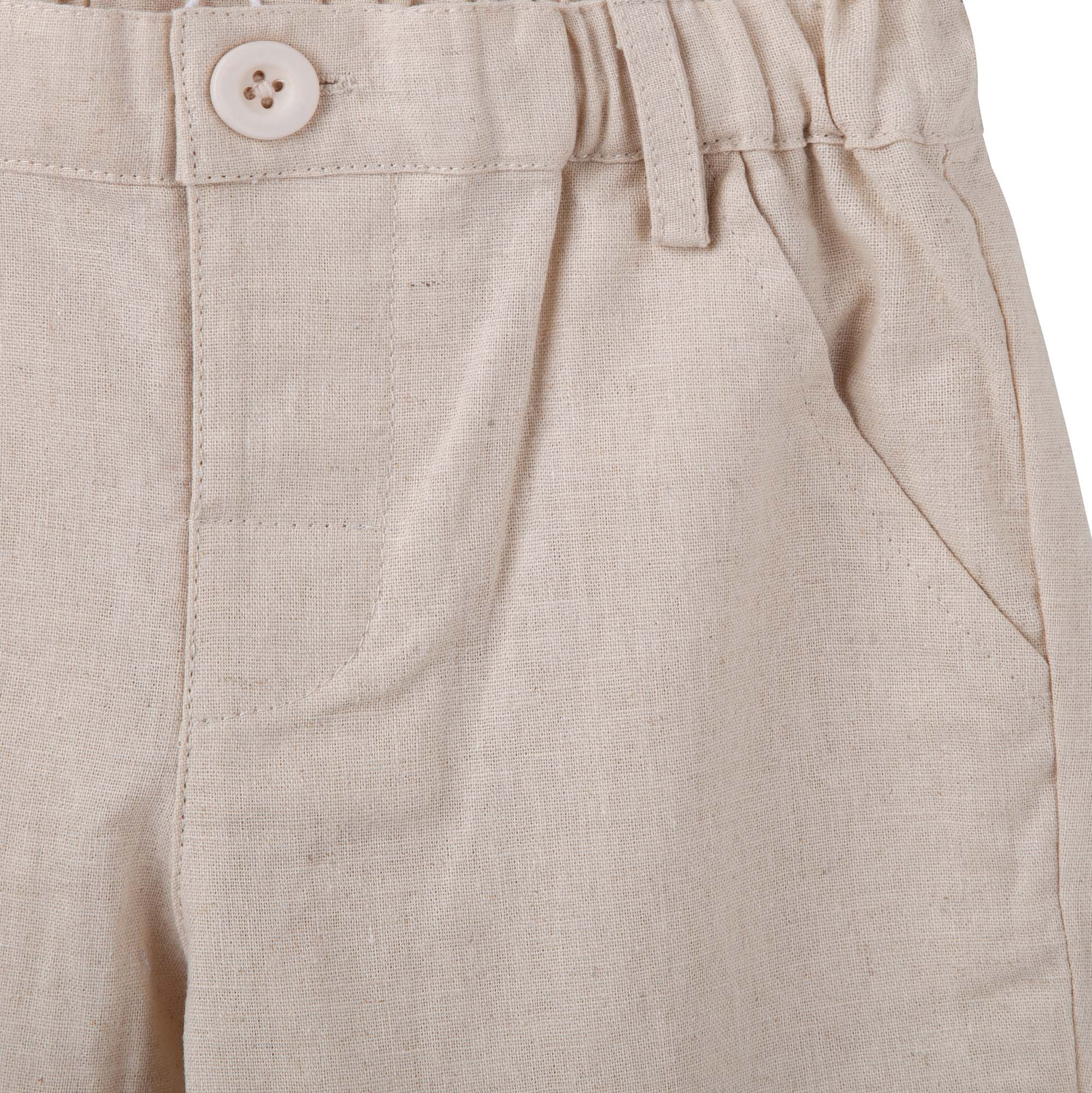 Designer Kidz Boys Tops Finley Linen Pants