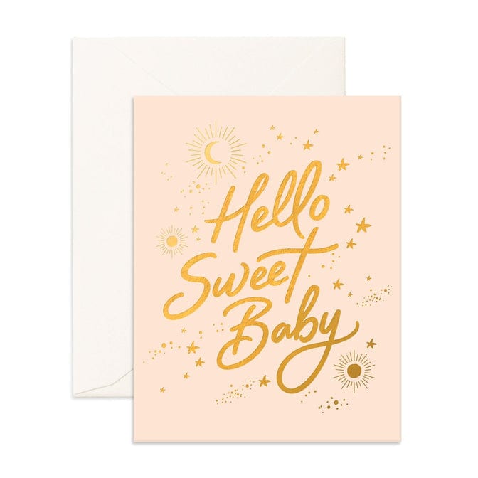 Fox & Fallow Childrens Gifts Hello Sweet Baby Gift Cards