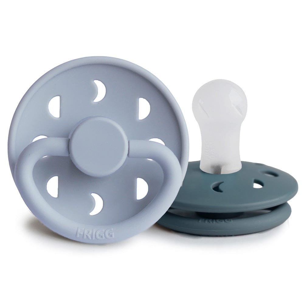 Frigg Baby Accessory Powder Blue/Slate Frigg Moon Phase Silicone Pacifier - Size 2
