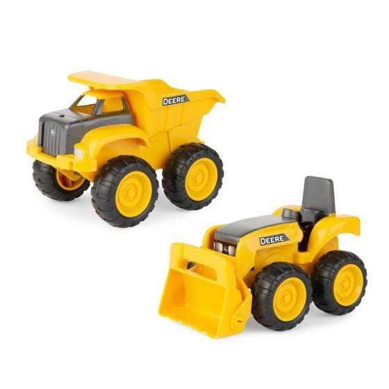 John Deere Toys 15cm Sandbox Construction 2pk - Yellow
