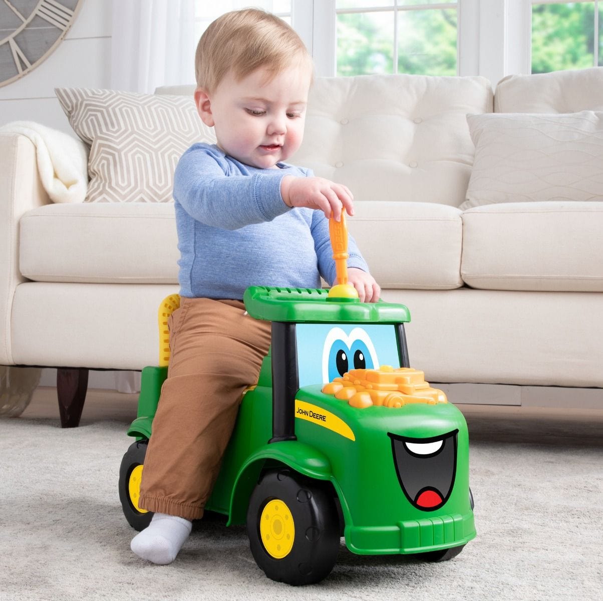 John Deere Toys Johnny Tractor Foot To Floor Ride On