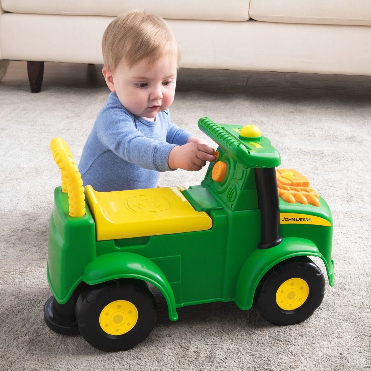 John Deere Toys Johnny Tractor Foot To Floor Ride On