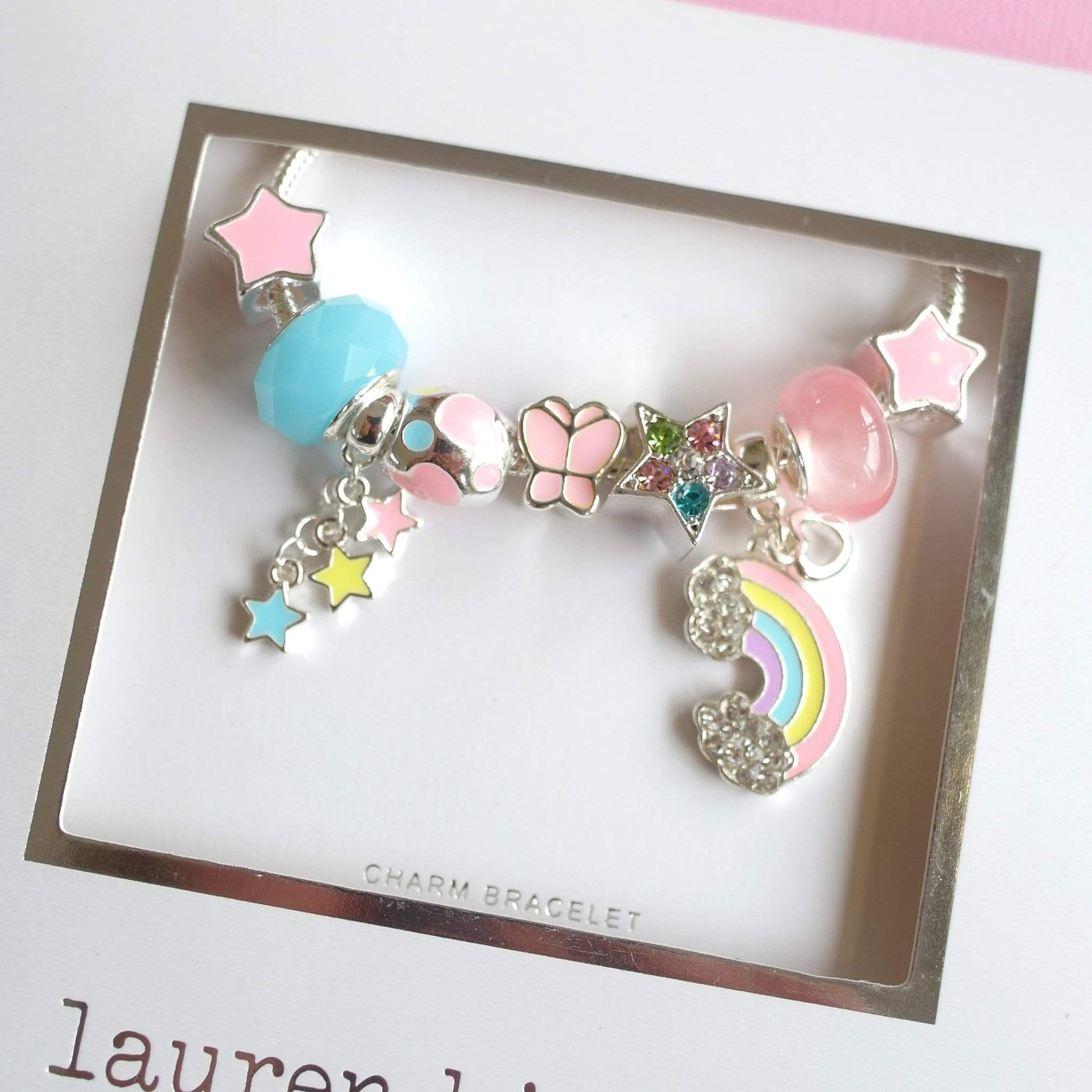 Lauren Hinkley Girls Accessory Rainbow Charm Bracelet