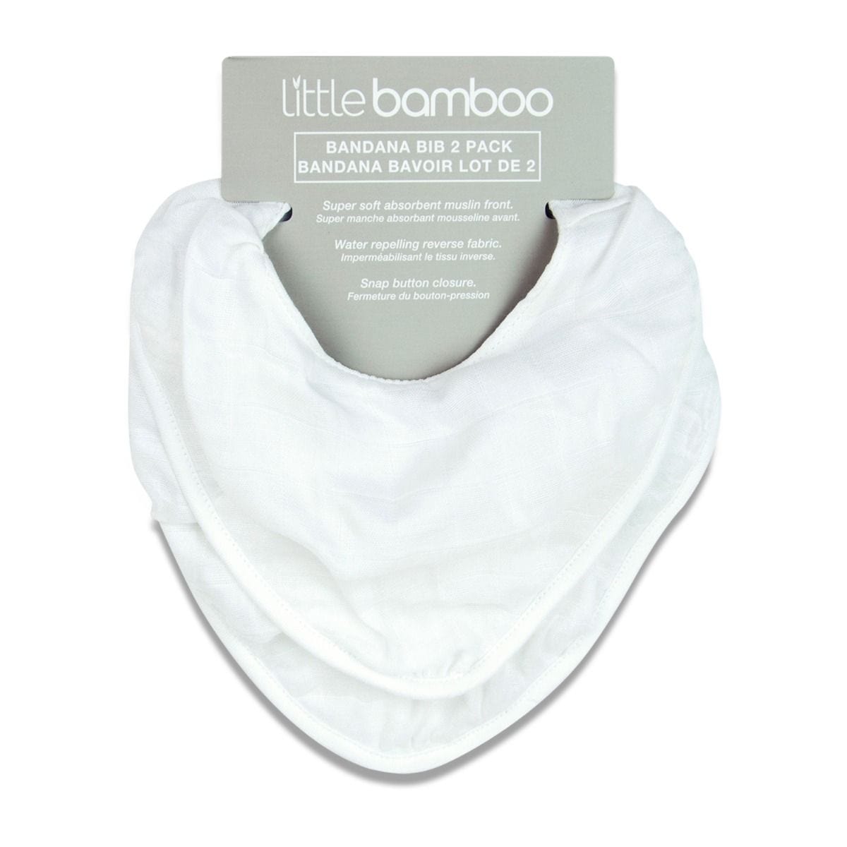 Little Bamboo Baby Accessory Little Bamboo Muslin Bib 2Pk