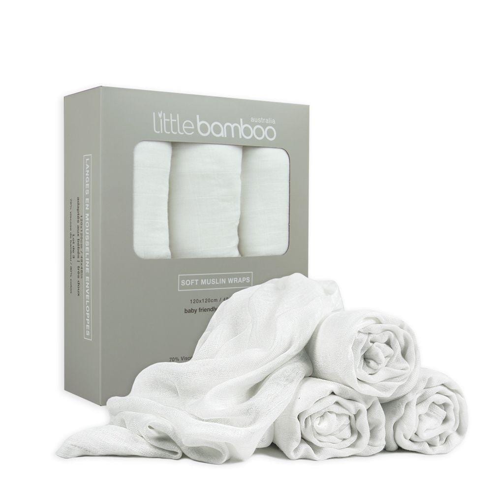 Little Bamboo Muslin Wrap 3Pk - Parnell Baby Boutique