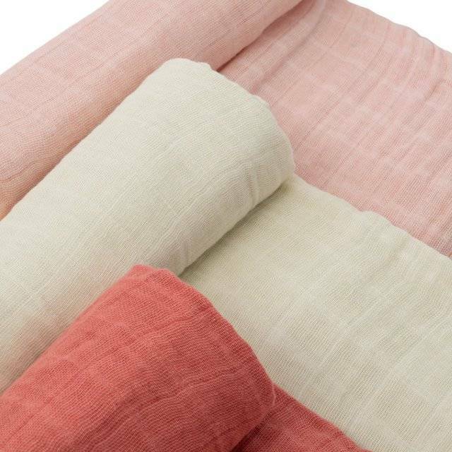 Little Unicorn Baby Accessory 3pk Cotton Muslin Swaddle - Rose Petal