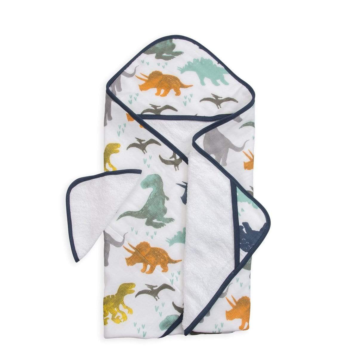 Little Unicorn Baby Care Dino Friends Little Unicorn Hooded Towel and Wash Cloth