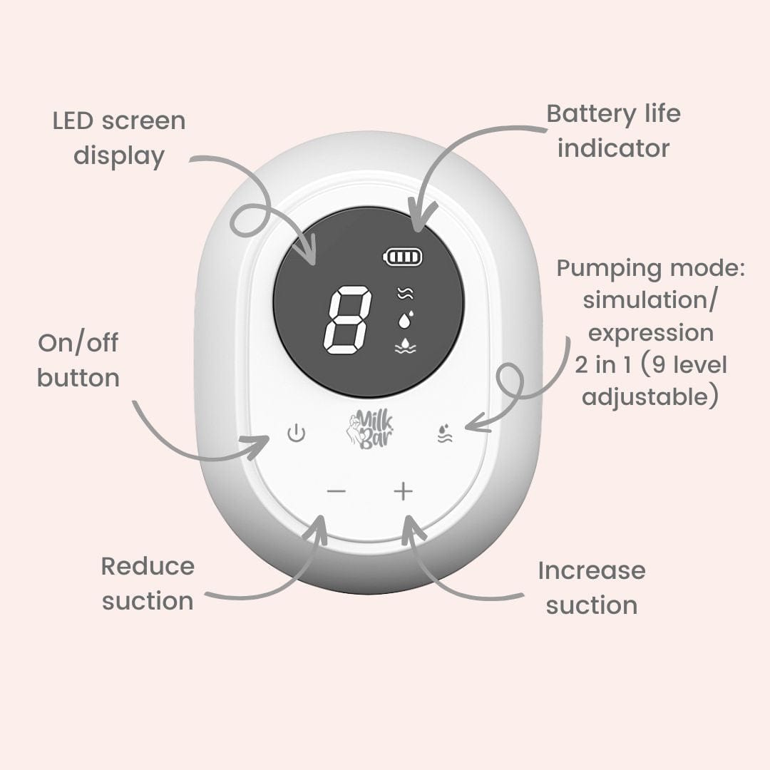 Milkbar New Zealand Baby Feeding Pure Freedom Portable Electric Breast Pump