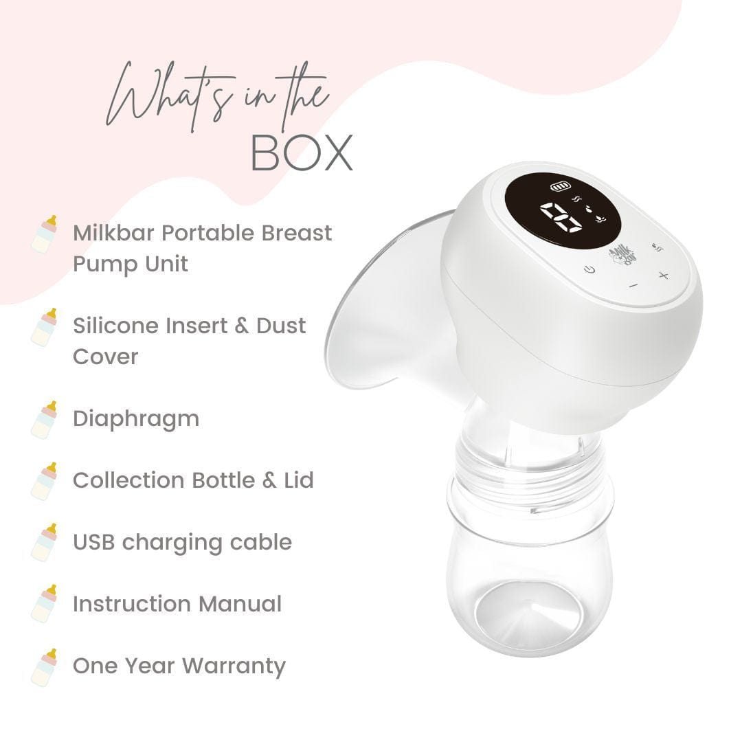 Milkbar New Zealand Baby Feeding Pure Freedom Portable Electric Breast Pump