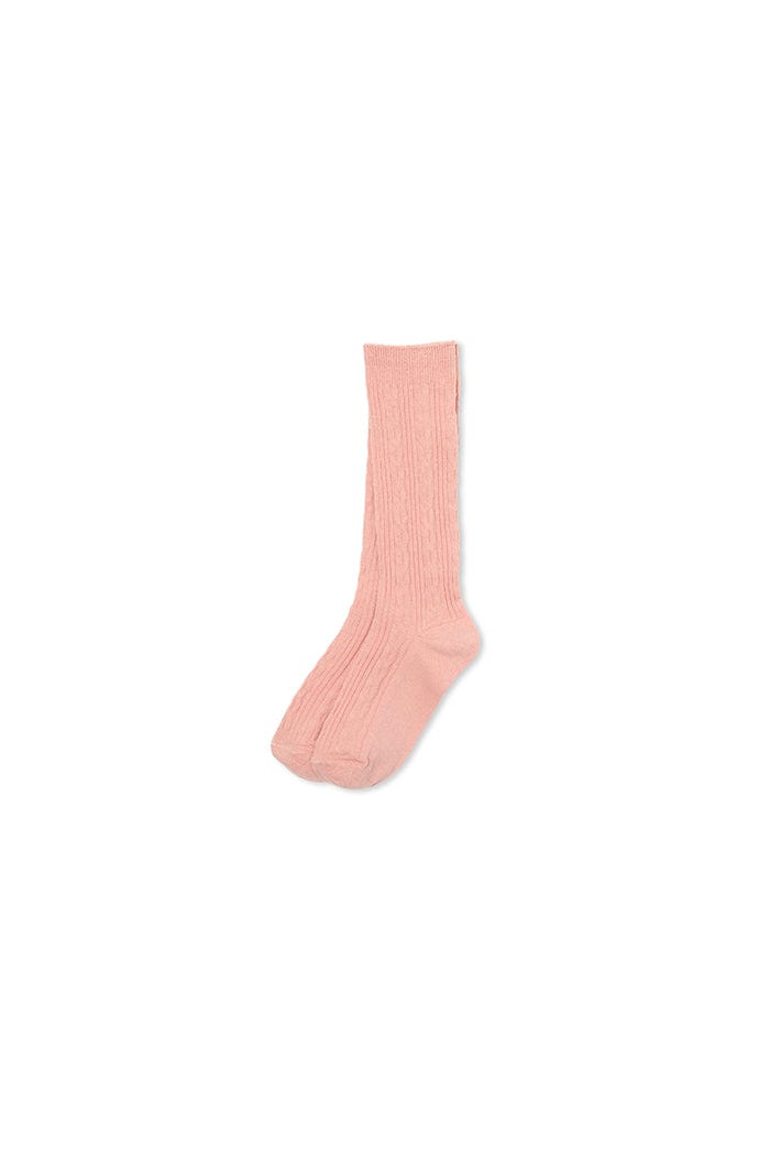 Milky Accessory Socks Rose Knee High Socks