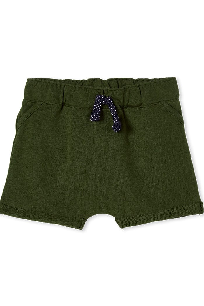 Milky Boys Pants Hunter Green Fleece Short