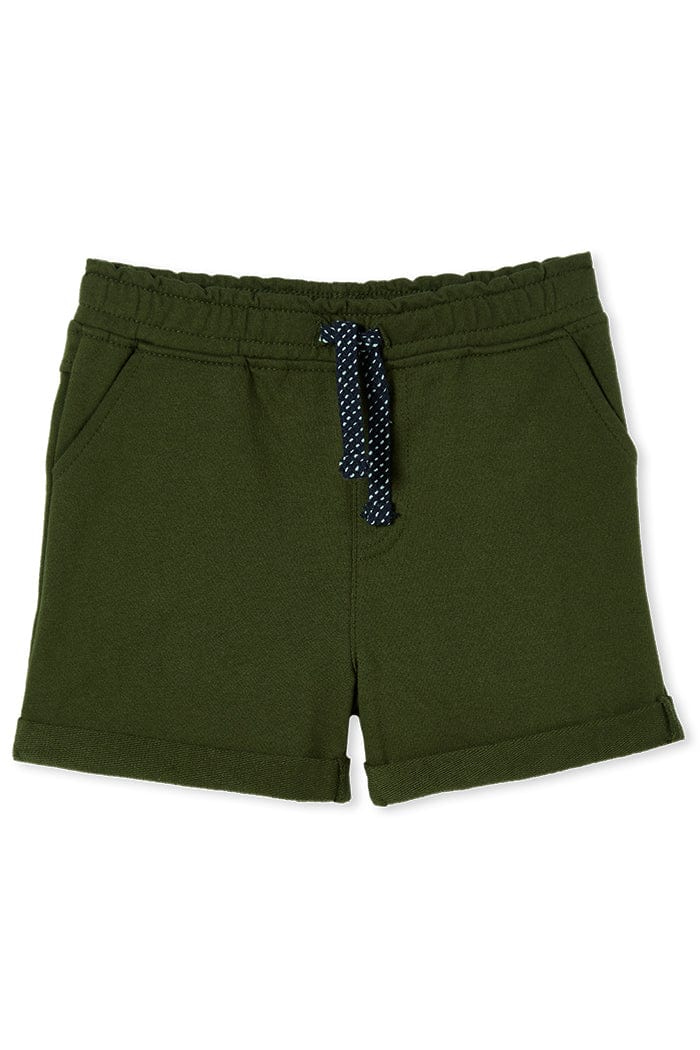 Milky Boys Pants Hunter Green Fleece Short