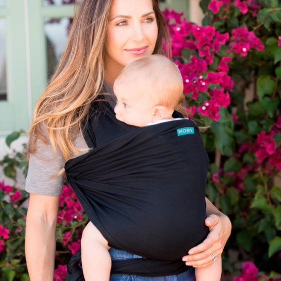 Moby Accessory Carriers Black Moby Classic Wrap Baby Carrier