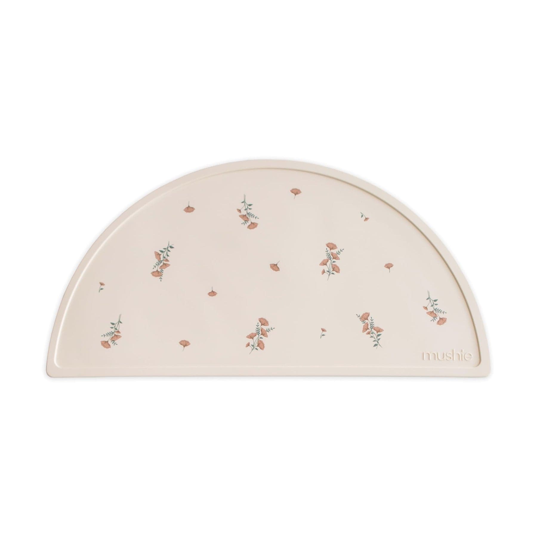 Mushie Baby Accessory Pink Flowers Mushie Silicone Placemats