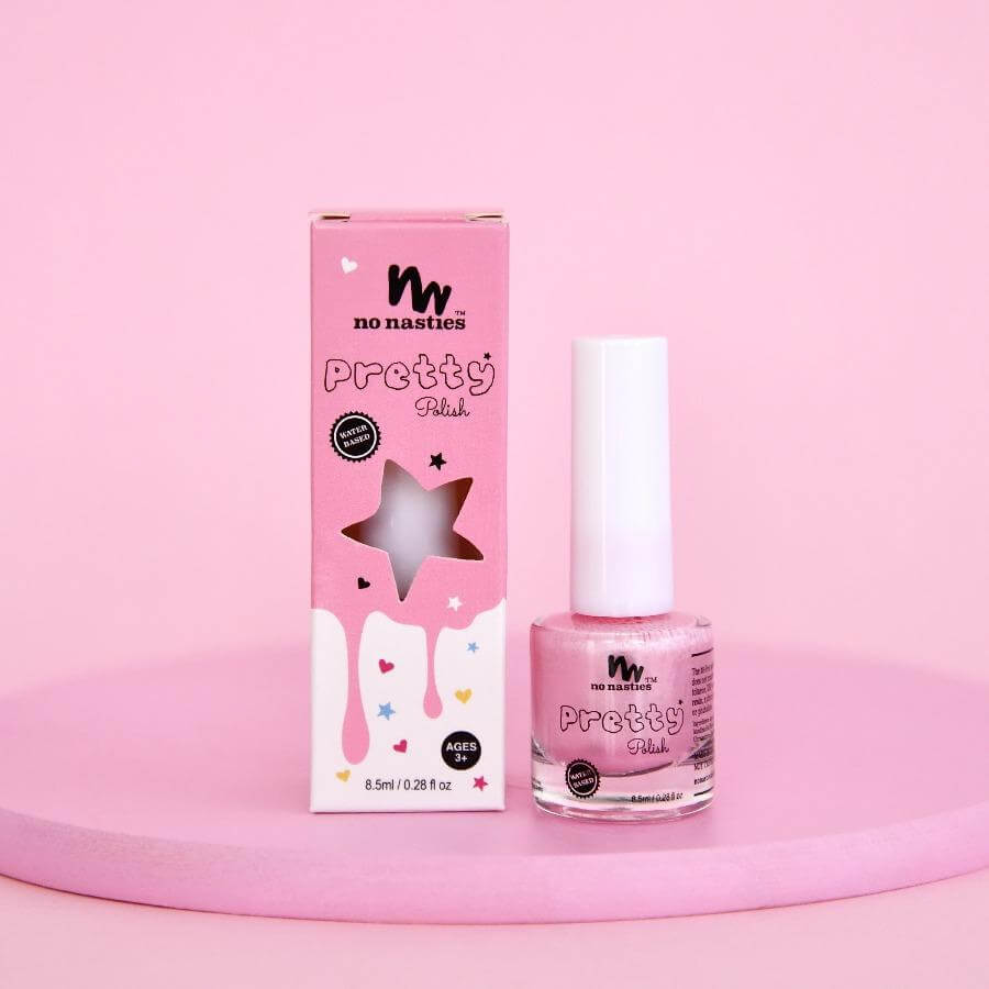 No Nasties Girls Accessory Pink Pretty Polish Water-Based Nail Polish
