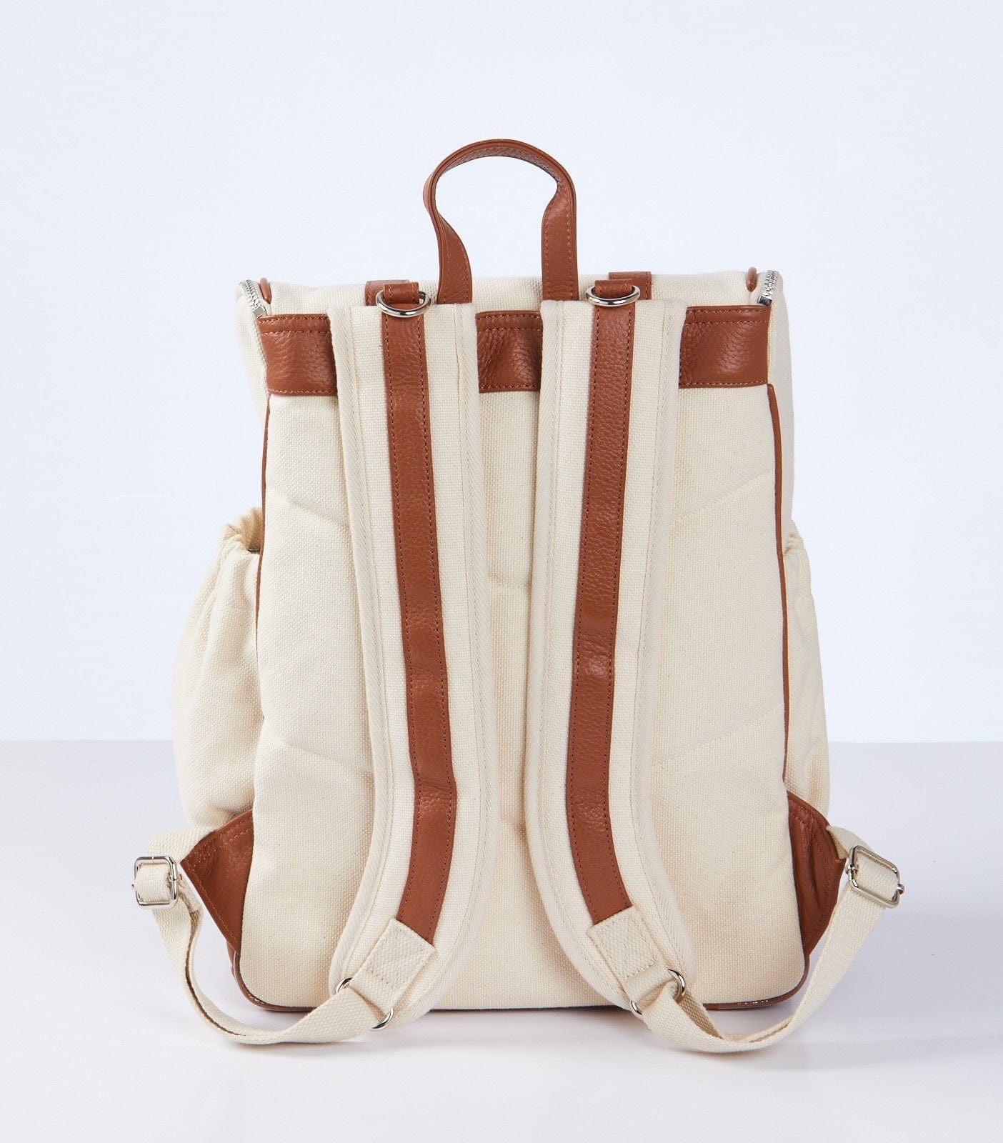 Natural canvas outlet backpack