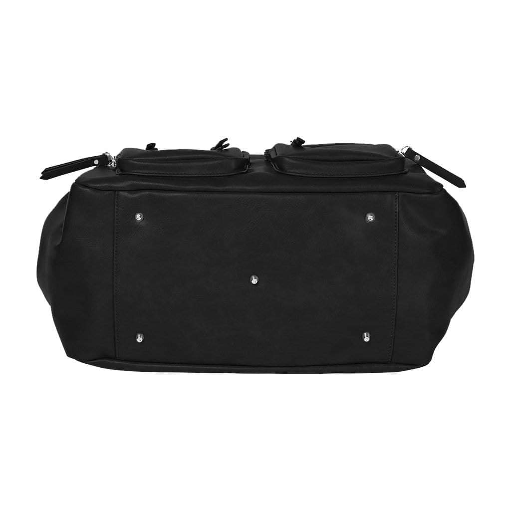 OiOi Baby Care OiOi Faux Leather Carry All Nappy Bag - Black