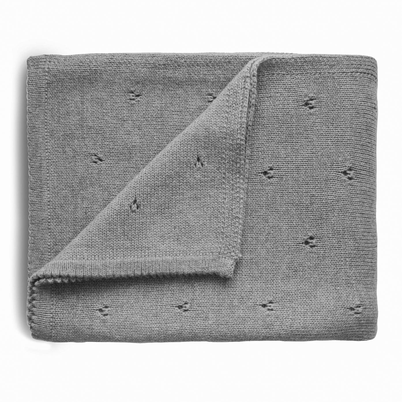 Parnell Baby Boutique Accessory Blanket Mushie Pointelle Knitted Blanket