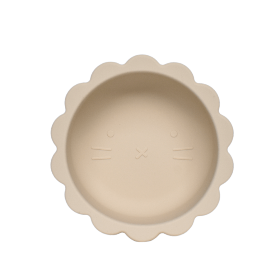 Petite Eats Accessory Feeding Silicone Suction Lion Bowl