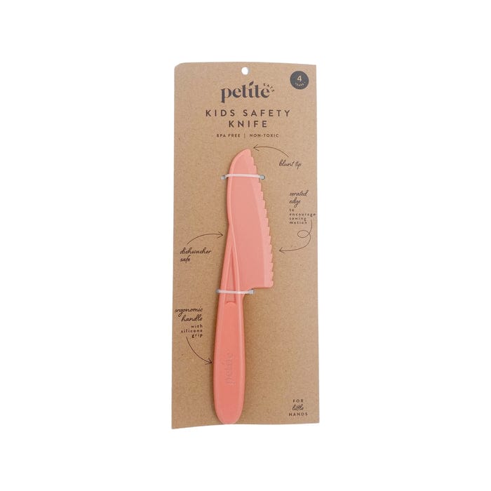 Petite Eats Baby Feeding Coral Kids Safety Knife
