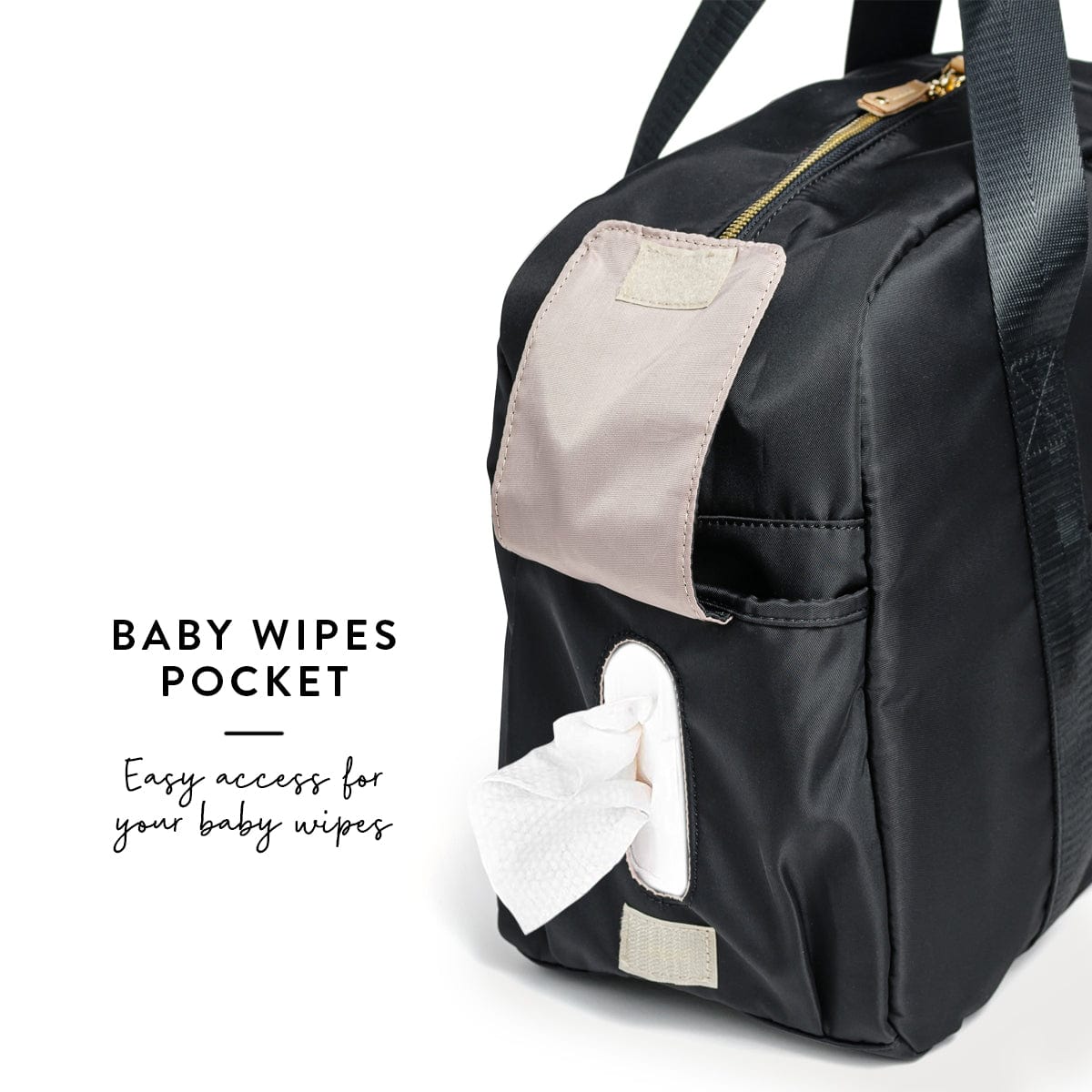 Pretty Brave Baby Accessory Stella Baby Bag - Black