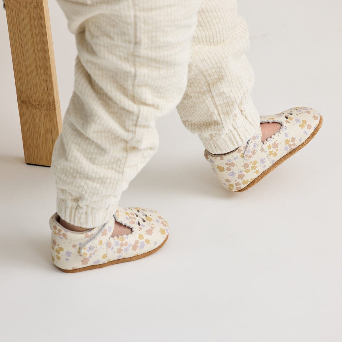 Pretty Brave Baby Shoes Morgan T-Bar in Peony