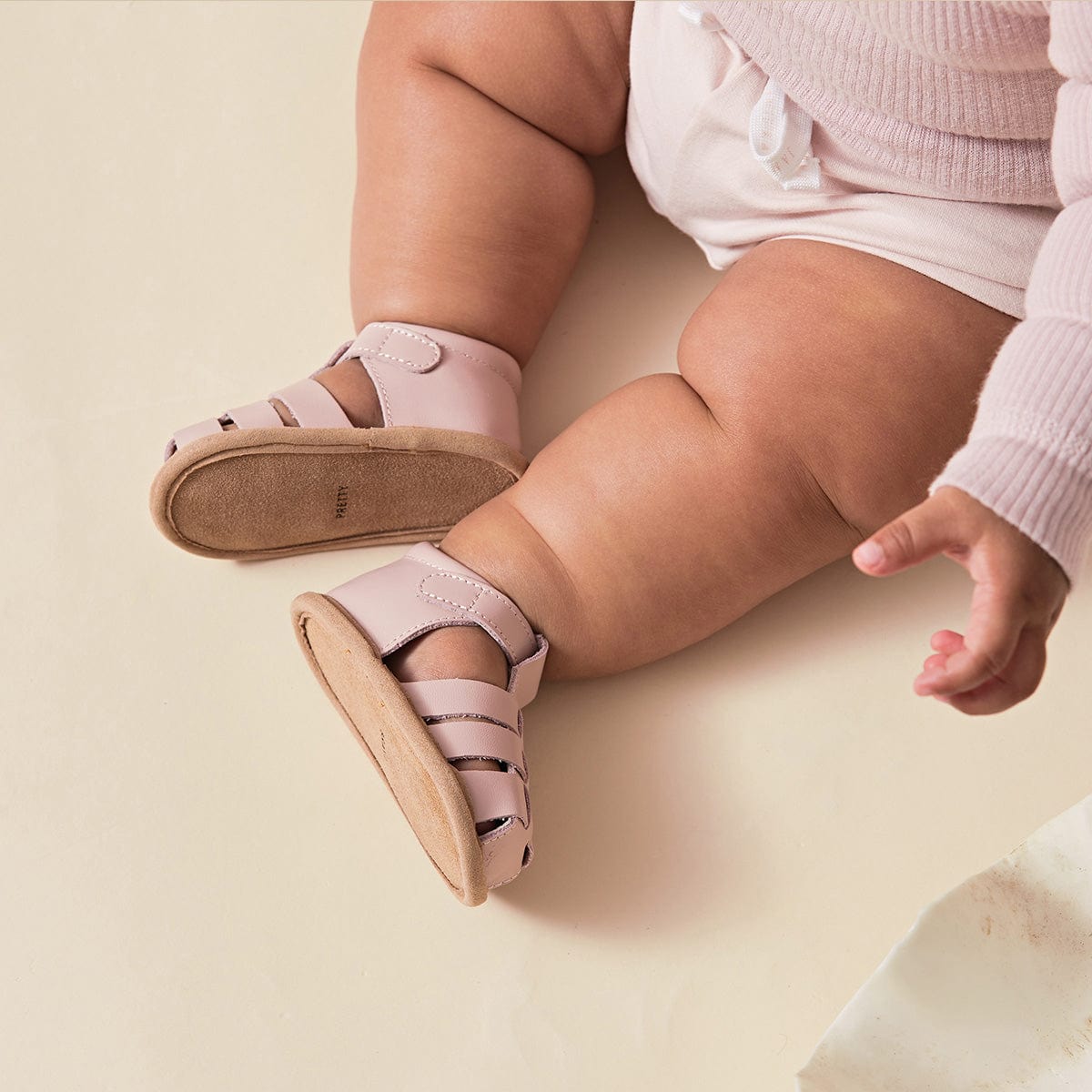 Pretty Brave Baby Shoes Rio Sandal in Pink Rose