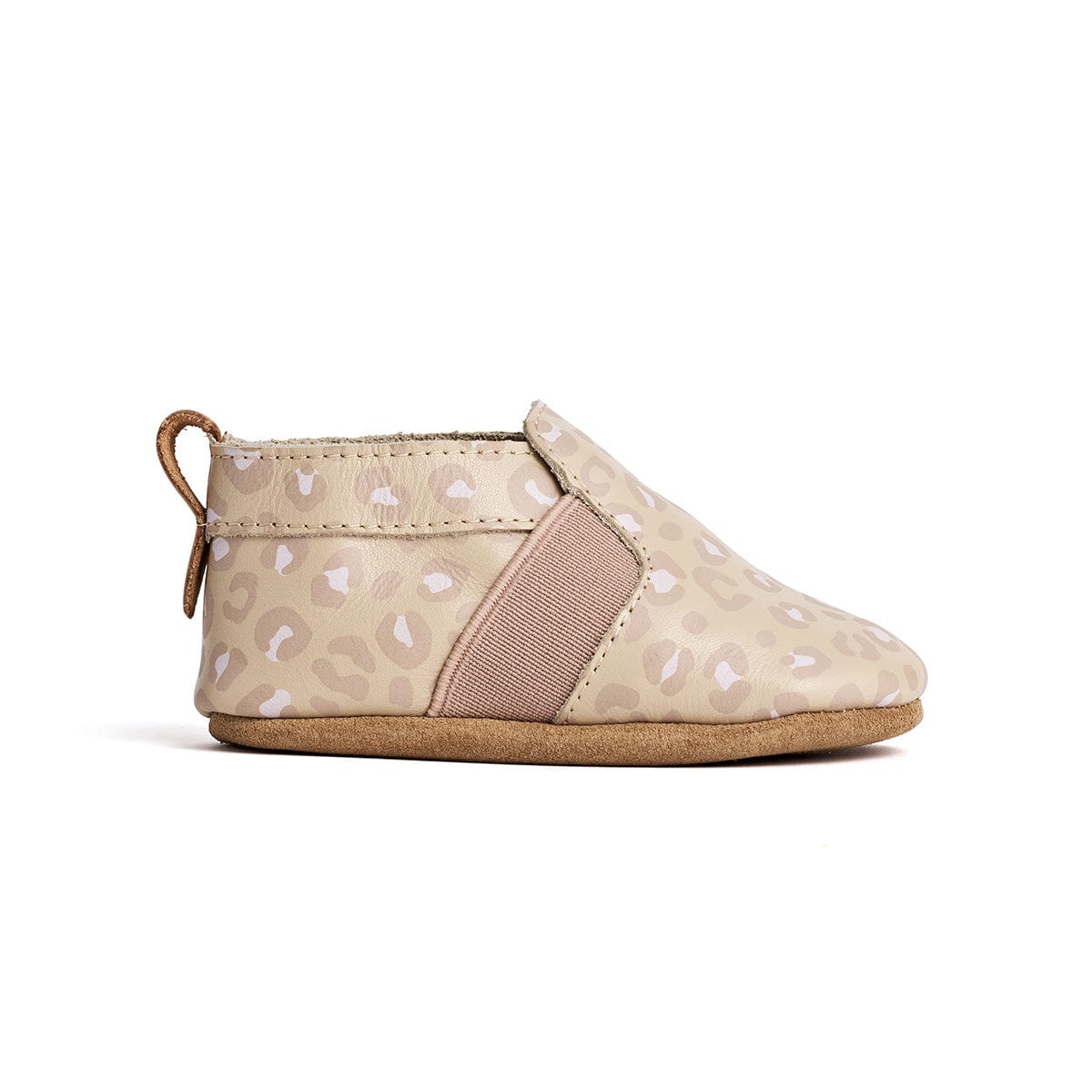 Pretty Brave Baby Shoes Slip-On in Blush Leopard