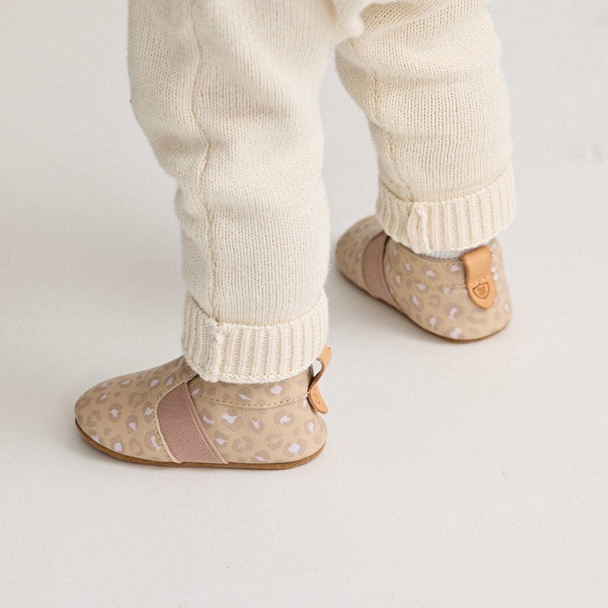 Pretty Brave Baby Shoes Slip-On in Blush Leopard