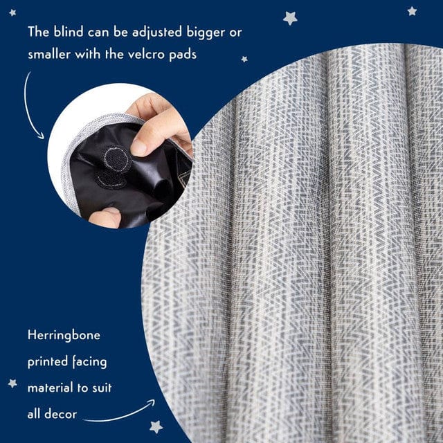 Purflo Baby Care Grey Purflo Total Eclipse Portable Blackout Blind - Grey