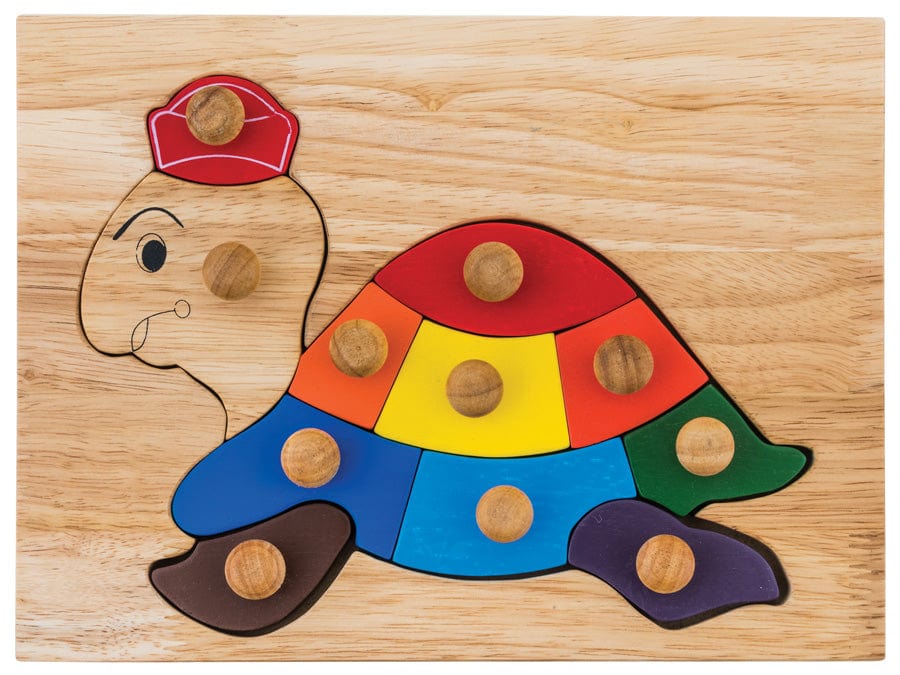 Q Toys Toys Little Turtle Knob Puzzle